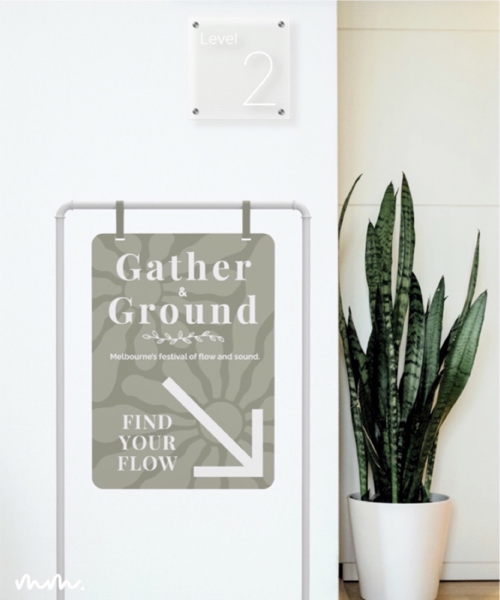 Gather & Ground brand identity, view 2