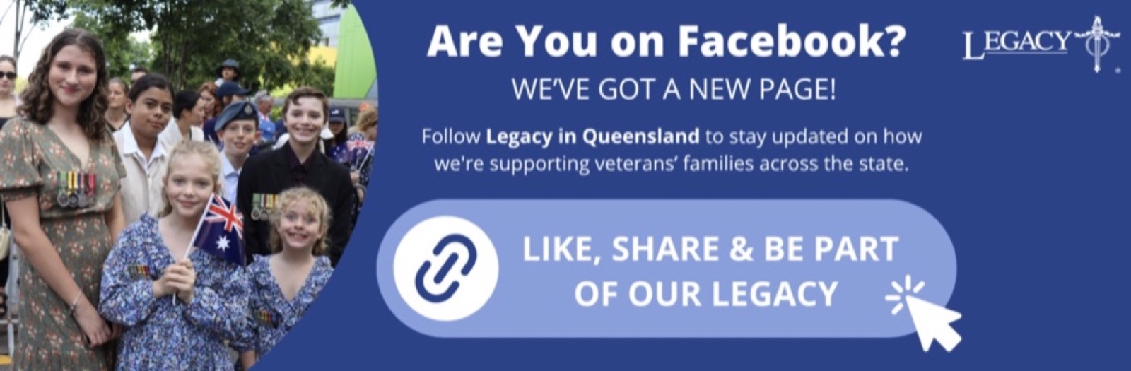 Legacy Brisbane, Facebook launch